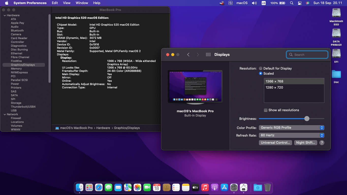 Asus X441UA WX330T [SkyLake   Intel HD 520 + I2C]   OpenCore 1
